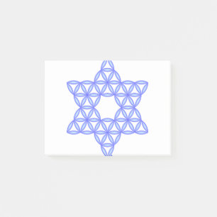 Der Star des Lebens - Heilige Formen Post-it Klebezettel