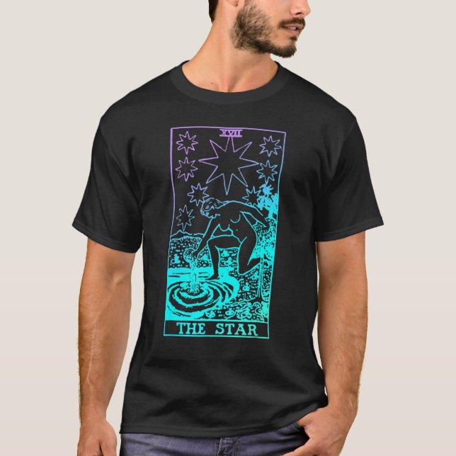Der Star Tarot Card Rider Waite Witchy T-Shirt (Vorderseite)