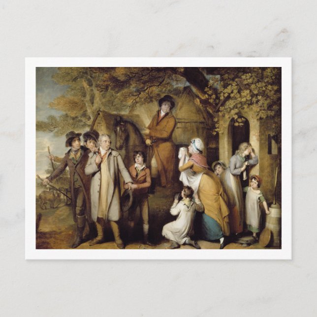 Der starke Steward oder der unglückliche Mieter (Ö Postkarte (Vorderseite)