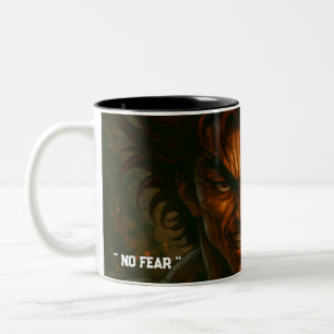 Der stärkste Mann der Welt Zweifarbige Tasse