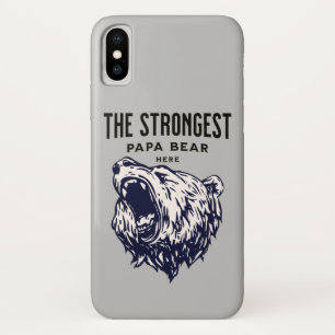 Der stärkste Papa-Bär, Vatertag personalisieren Case-Mate iPhone Hülle