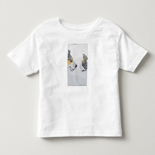 Der starre Blick Kleinkind T-shirt (Vorderseite)