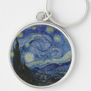 Der Starry Night Schlüsselanhänger