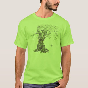 Der Steampunk der Männer Baum T-Shirt