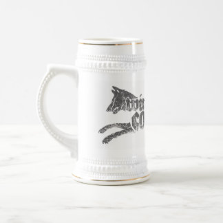 Der Stein der Hand Bierglas