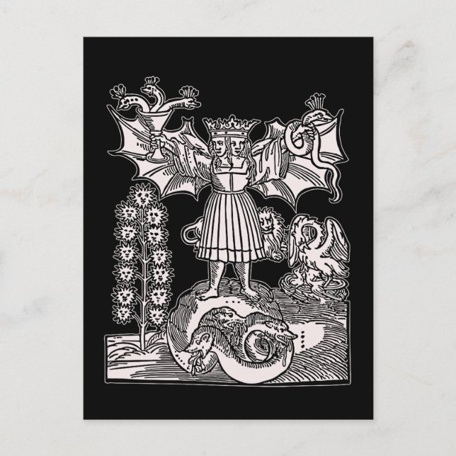 Der Stein der Weisen Postkarte (Vorderseite)