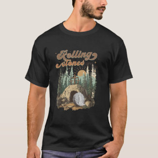 Der Stein wurde weggeschleudert, er ist live Retro T-Shirt