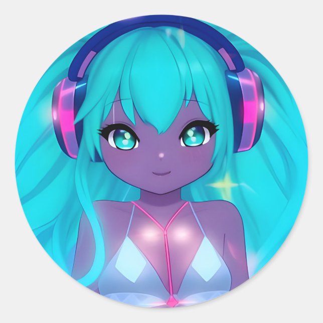 Der StellarNut-Sticker #02 Runder Aufkleber (Vorderseite)