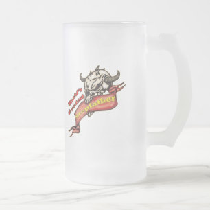 Der Stepdad-der Welt beststes der Mattglas Bierglas