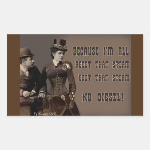 Der Steppaufkleber Rechteckiger Aufkleber