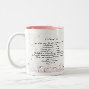 Der sterbende Baum Zweifarbige Tasse