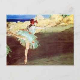 Der Stern: Dancer on Point von Degas Postkarte