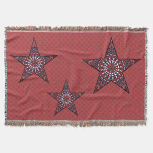 Der Stern der Unabhängigkeit wirft Blanket Decke