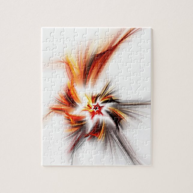 Der Stern des Teufels - Fraktal-Kunst-Puzzlespiel Puzzle (Vertikal)