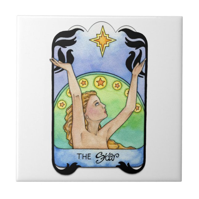 Der Stern Fliese (Vorderseite)