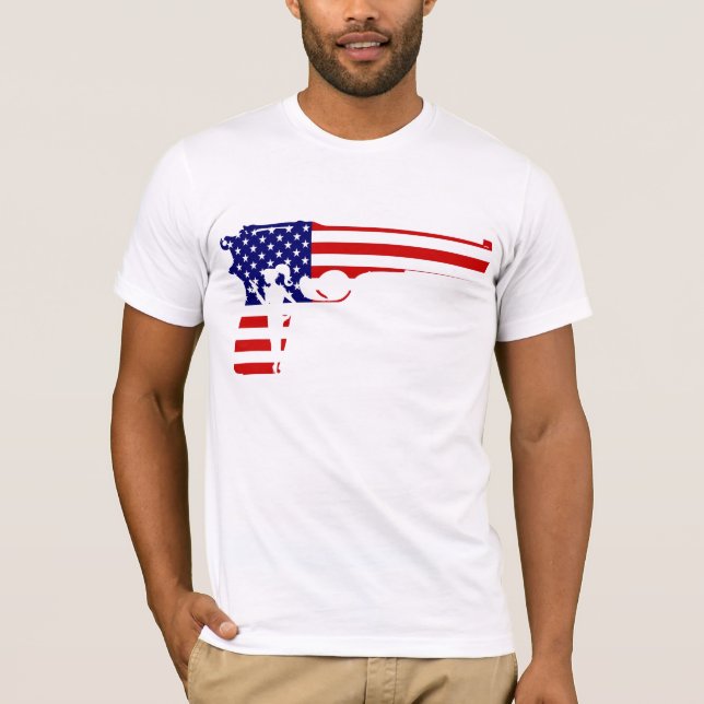 Der Stern GG2G Männer Spangled T-Shirt (Vorderseite)