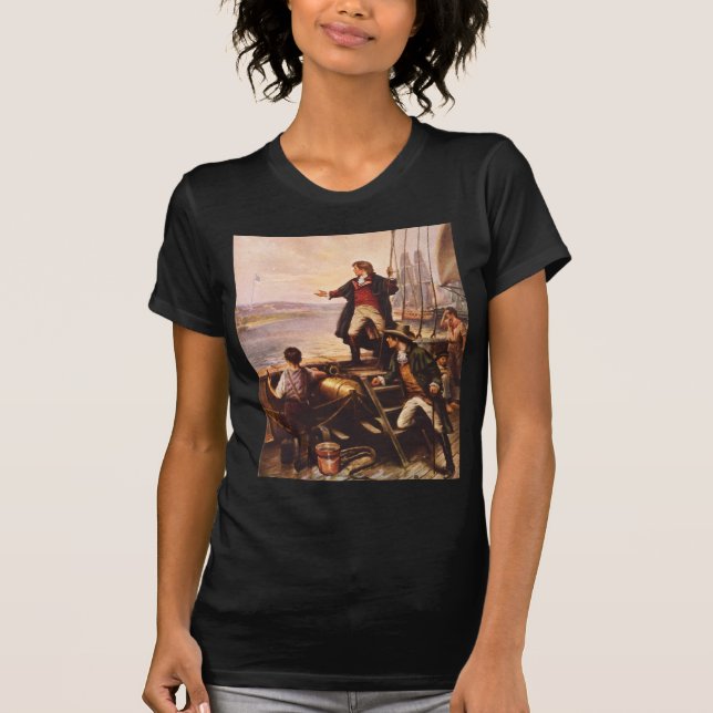 Der Stern Spangled Fahne durch Percy Moran T-Shirt (Vorderseite)