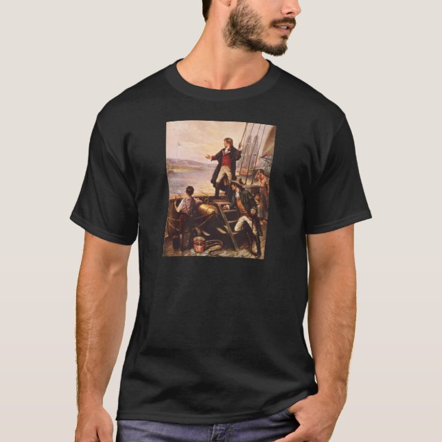 Der Stern Spangled Fahne durch Percy Moran T-Shirt (Vorderseite)