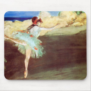 Der Stern: Tänzerin auf den Fußspitzen von Degas Mousepad