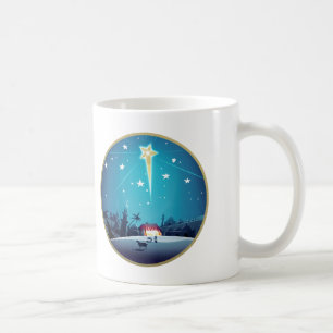 Der Stern von Bethlehem. Weihnachtsgeschenke-Tasse Kaffeetasse