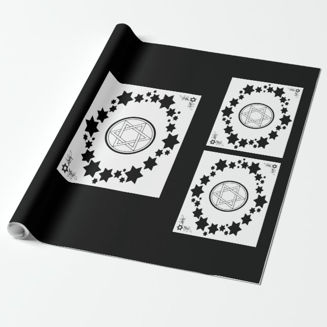 Der Stern von David - Geschenkpapier (Ungerollt)