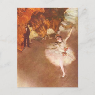 Der Stern von Edgar Degas Postcard Postkarte