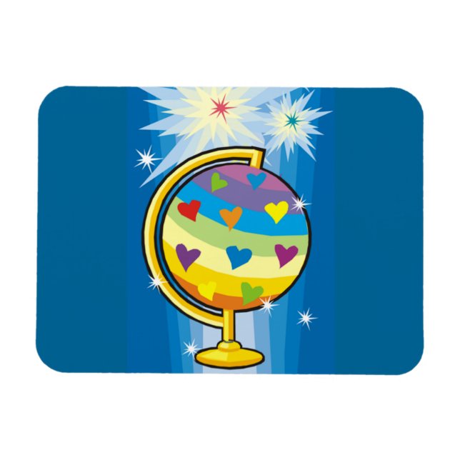 Der Sternenglobe - Magnet (Horizontal)