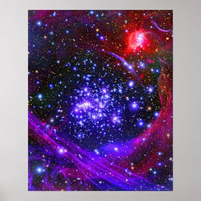 Der Sternenhimmel der Arches, tief im Hub Poster (Vorne)