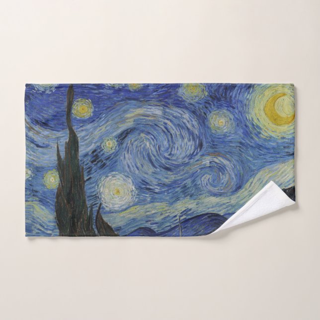 Der Sternenhimmel, Ölgemälde, Vincent Van Gogh Handtuch (Handtuch)