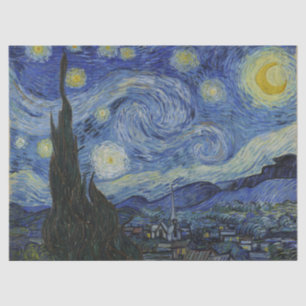 Der Sternennacht, Vincent Van Gogh Seidenpapier