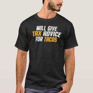 Der Steuerberater des CPA gibt Steuerberatung für T-Shirt