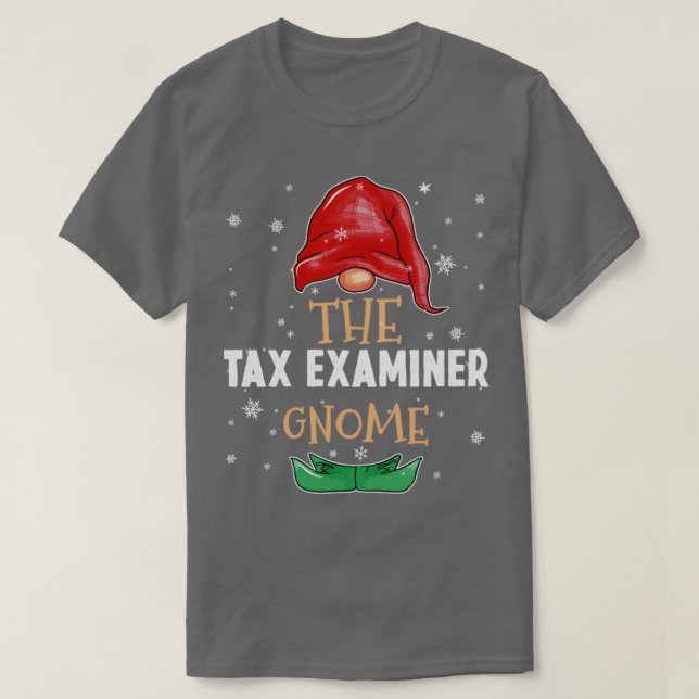 Der Steuerprüfer Gnome Family Matching Christmas O T-Shirt (Design vorne)