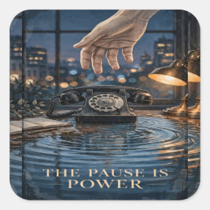 Der Sticker für den Nachtschreibtisch 'Die Pause i