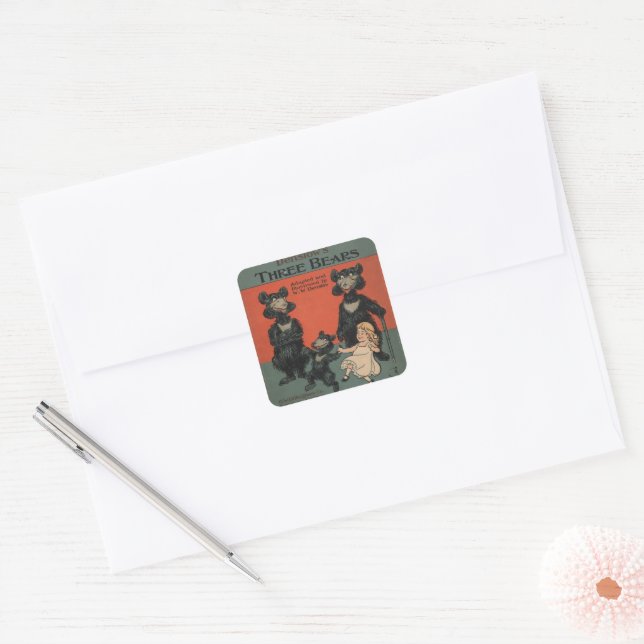 Der Sticker für die drei Bären (Umschlag)