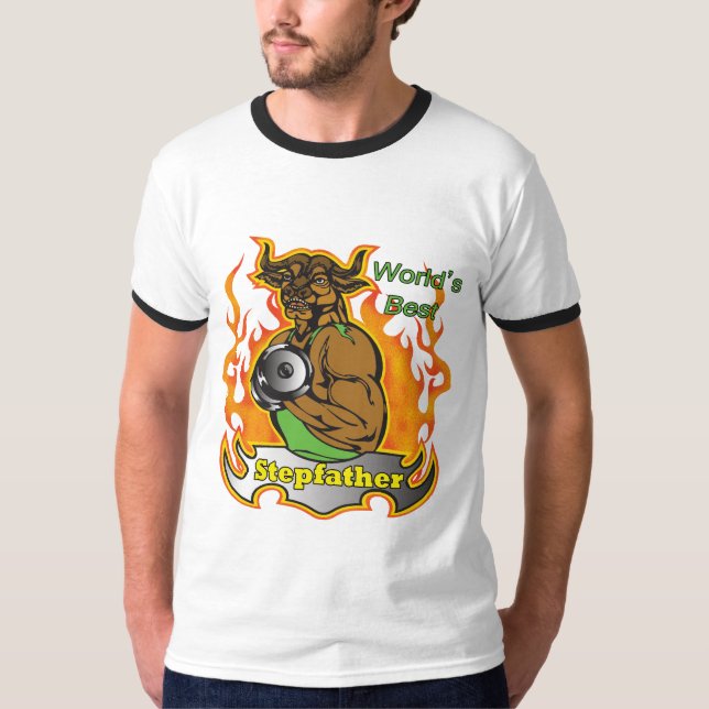 Der Stiefvater-der Welt bestes der T-Shirt (Vorderseite)