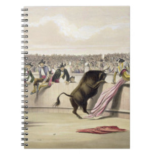 Der Stier, der die Sperren, 1865 (Farbe, springt Notizblock
