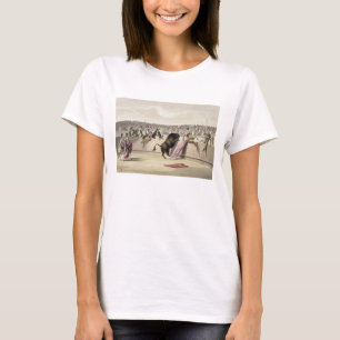 Der Stier, der die Sperren, 1865 (Farbe, springt T-Shirt