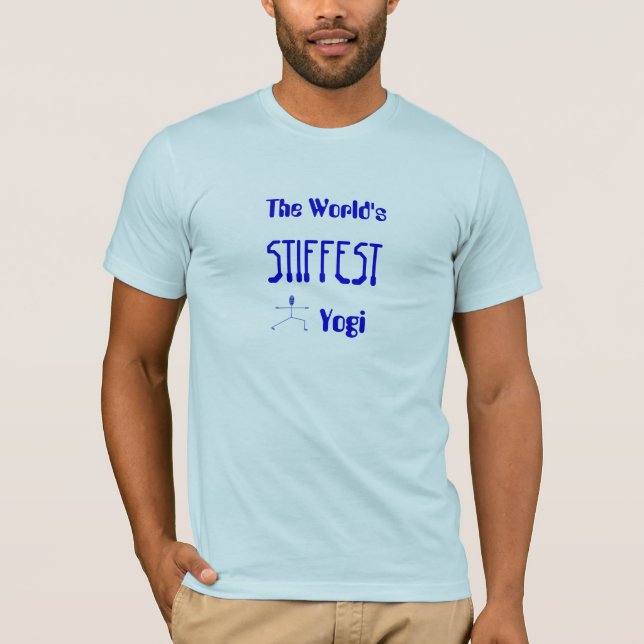 Der STIFFEST-Yogi der Welt T-Shirt (Vorderseite)