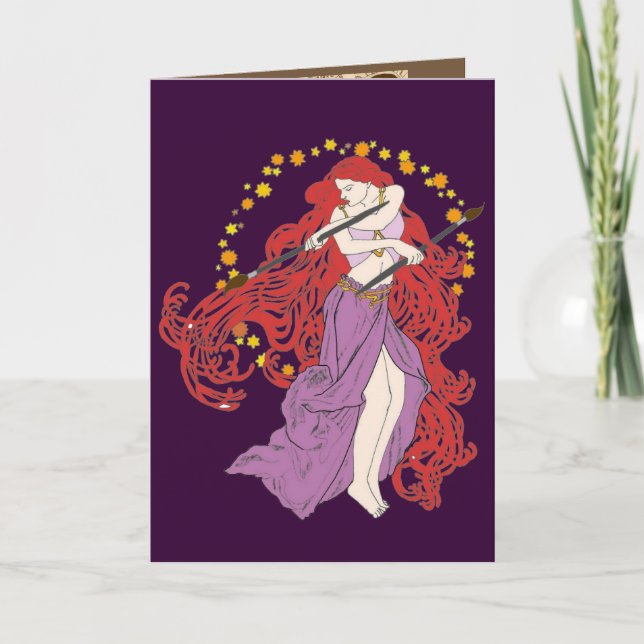 Der Stift ist mächtiger Karte (Vorderseite)