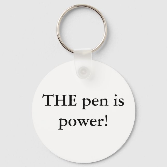 Der Stift ist Power! Schlüsselanhänger (Vorderseite)