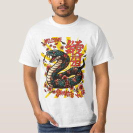 Der Stil der grünen Holzschlange - Chinesisches Ne T-Shirt