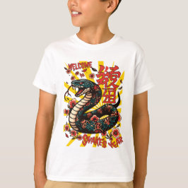 Der Stil der grünen Holzschlange - Chinesisches Ne T-Shirt