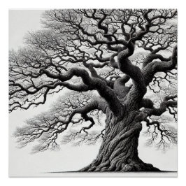 Der Stil der Old Tree Ink Poster