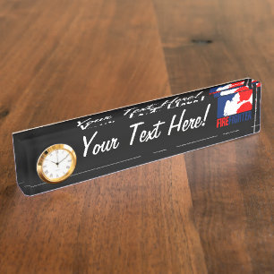 Der Stil des Feuerwehrmanns, der Grafik-Liga Namensplakette