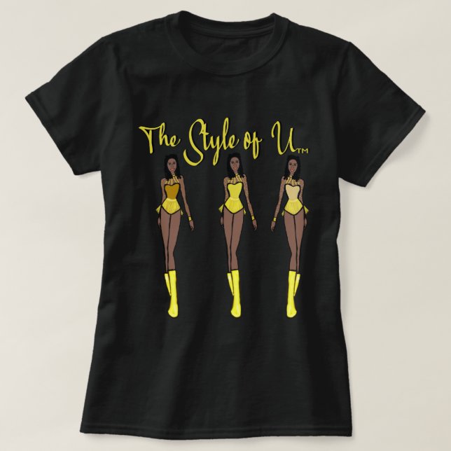 Der Stil des U-T - Shirt (gelb) (Design vorne)