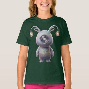 Der stille Beobachter - Kosmischer Außerirdischer T-Shirt