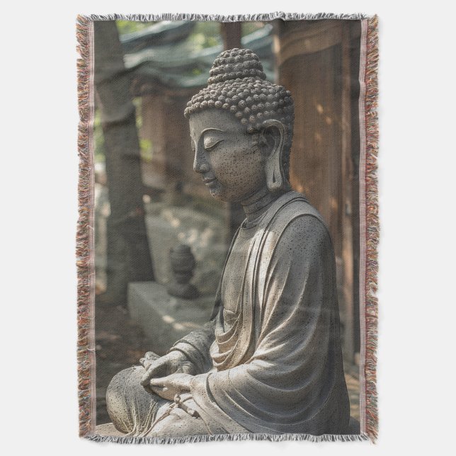 Der stille Buddha Decke (Vorderseite Vertikal)