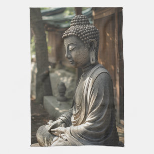 Der stille Buddha Geschirrtuch