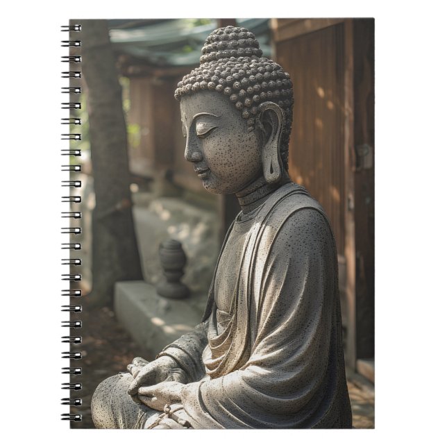 Der stille Buddha Notizblock (Vorderseite)