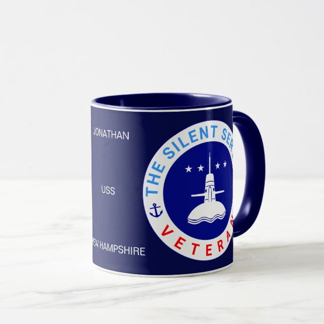 Der Stille Service Veteran elegant Tasse (VorderseiteRechts)